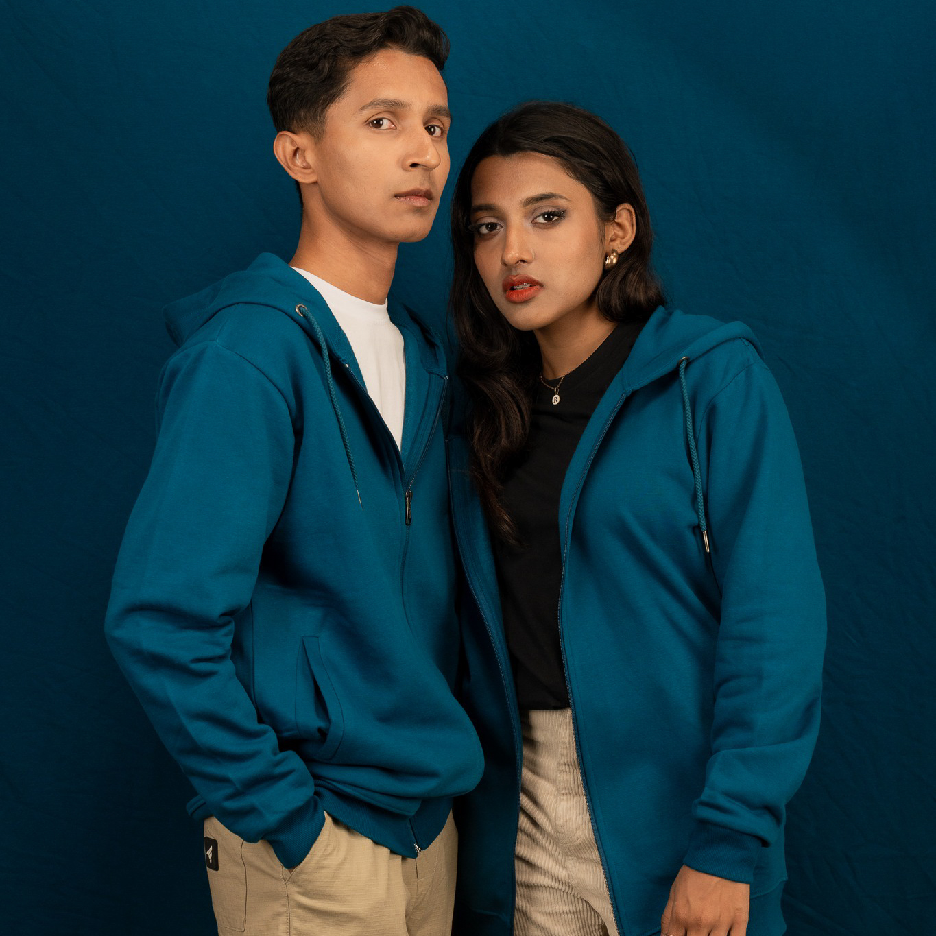 2X Elite Aquamarine Full Sleeve Zipper Hoodie - photo 1