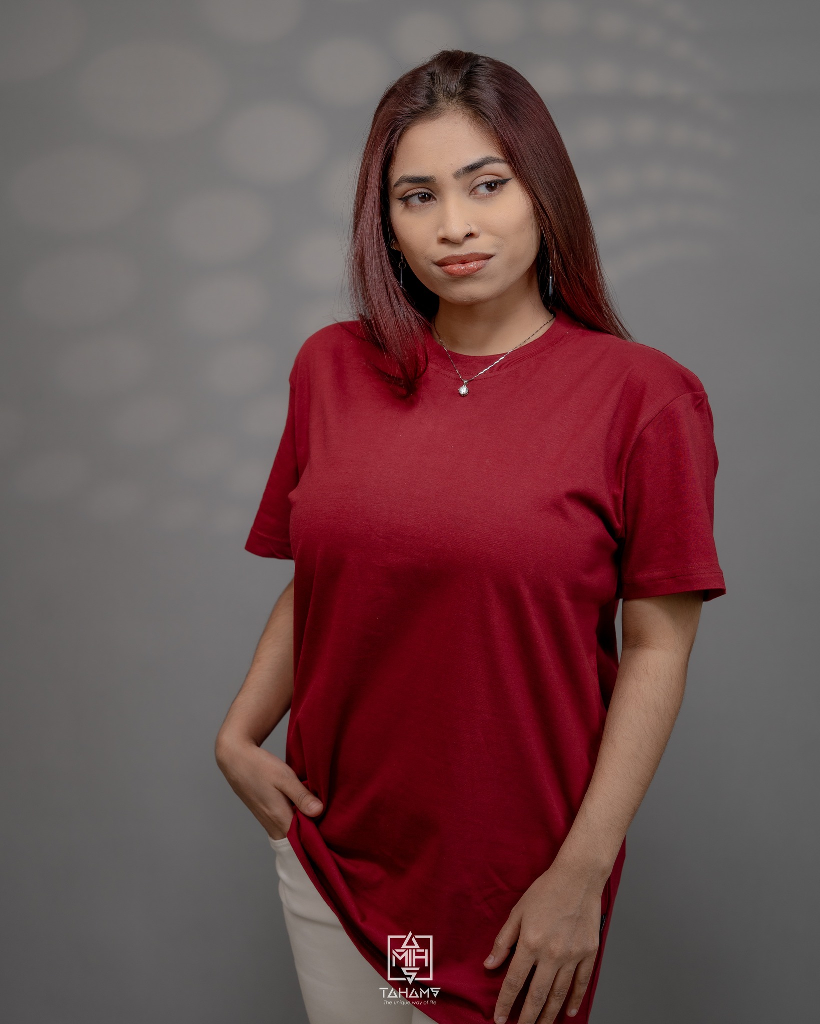 Crimson Maroon Half Sleeve - photo 1