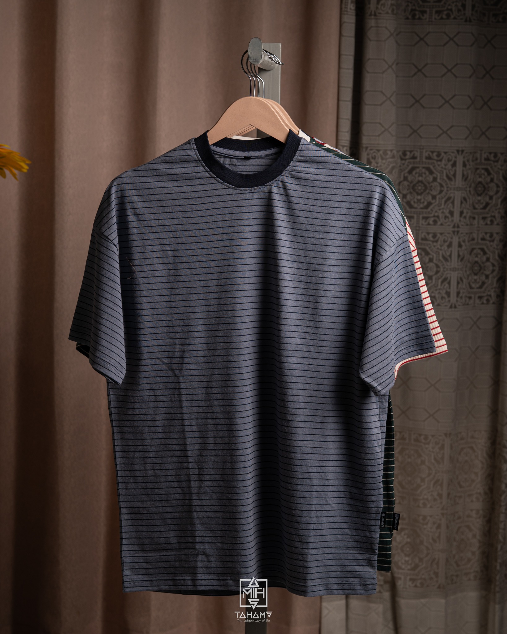 Ash Black Signature Stripped Drop  - photo 1