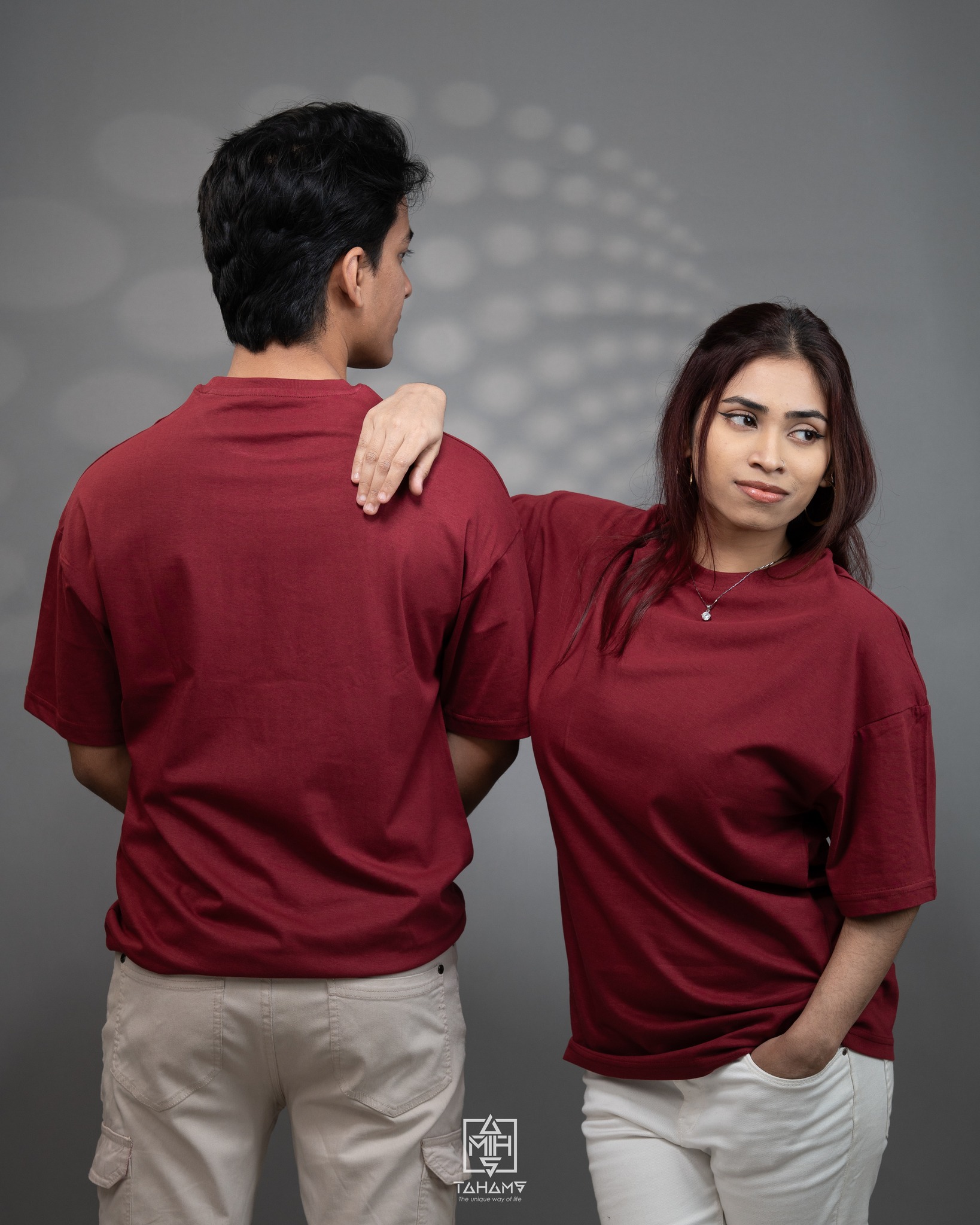 Crimson Maroon Drop Shoulder - photo 1