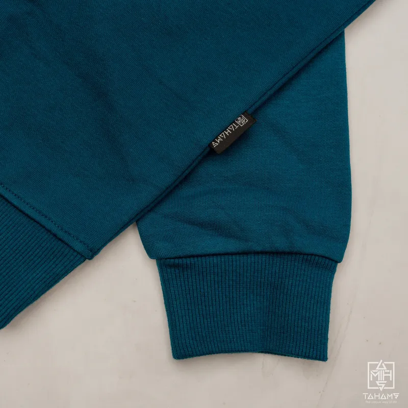 Elite Aquamarine Kangaroo Pocket Hoodie