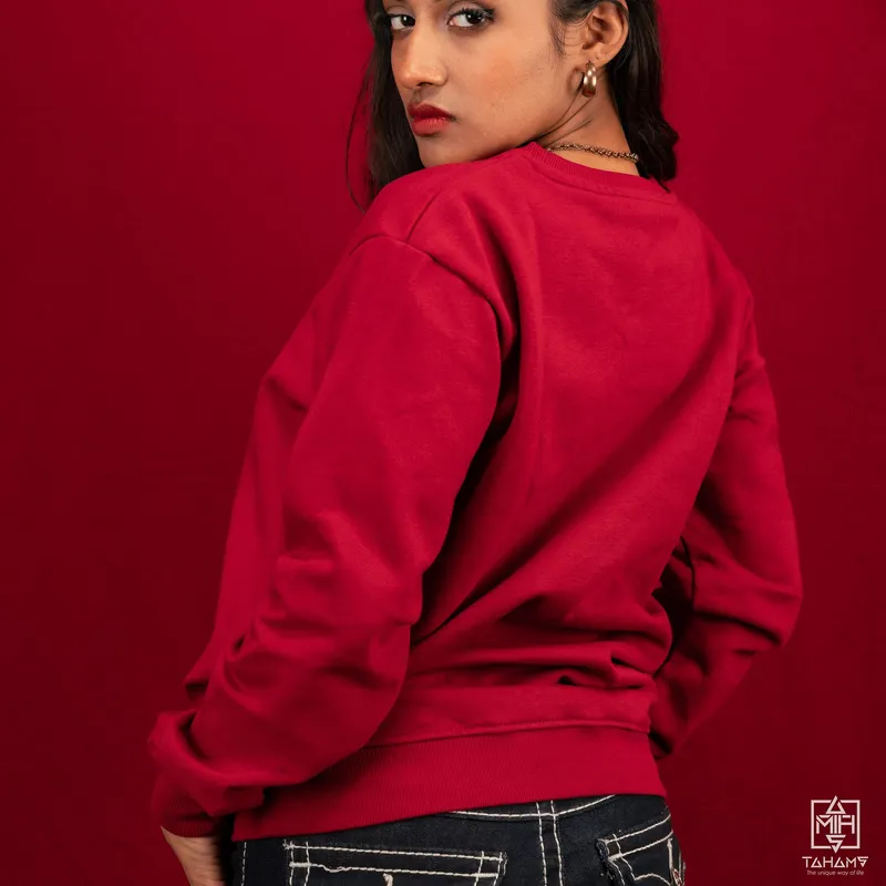 Elite Wine Red Full Sleeve Sweatshirt