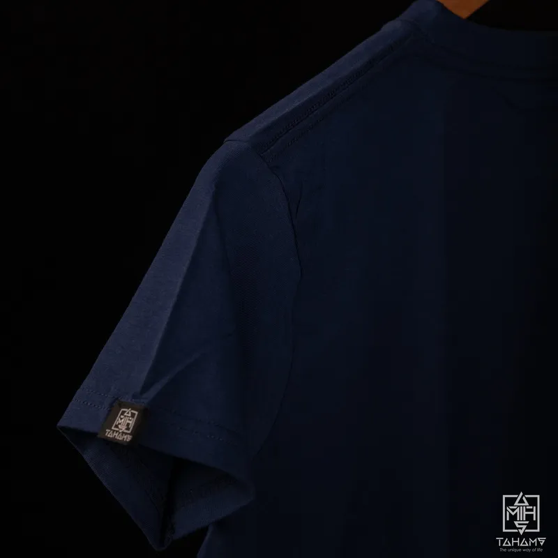 Ocean Navy Blue Half Sleeve