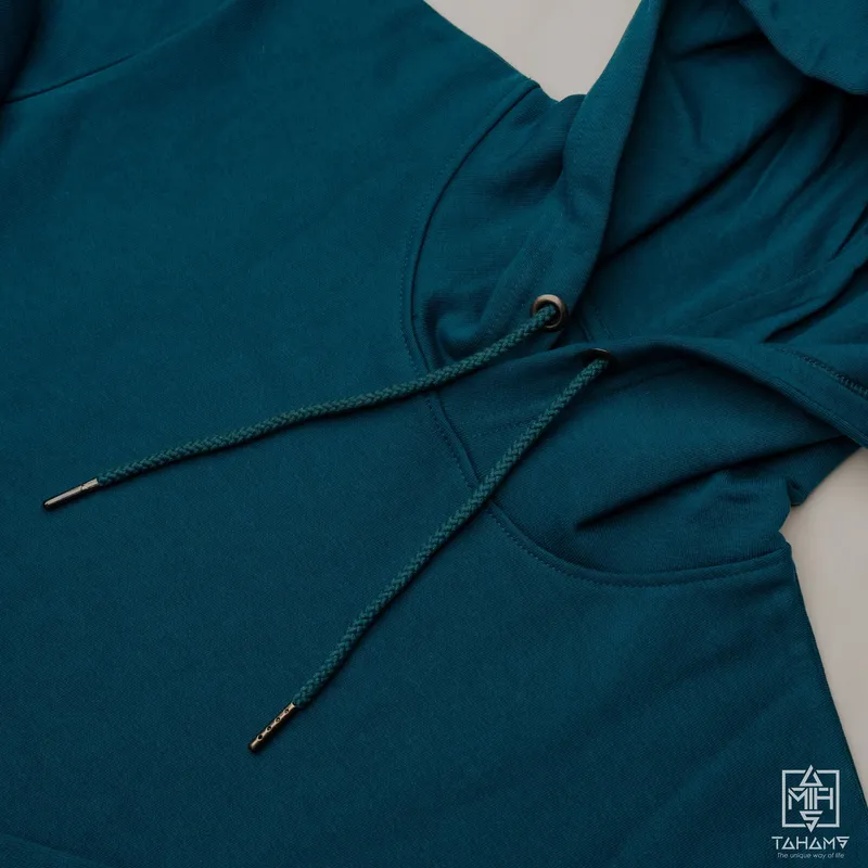Elite Aquamarine Kangaroo Pocket Hoodie
