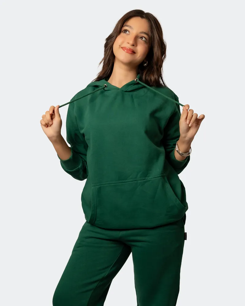 Elite Emerald Green Kangaroo Pocket Hoodie