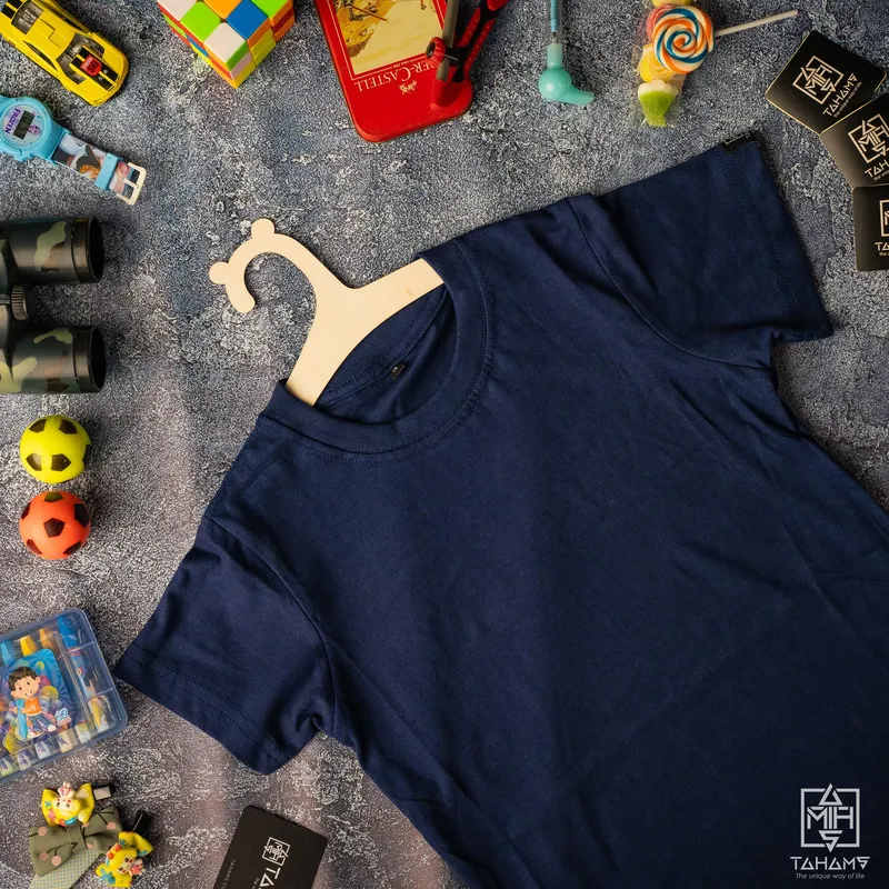 Navy Blue Solid Tee