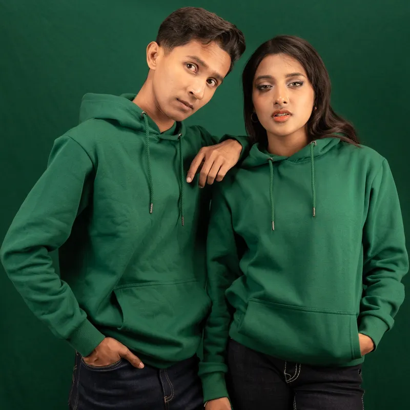 2X Elite Emerald Green Kangaroo Pocket Hoodie