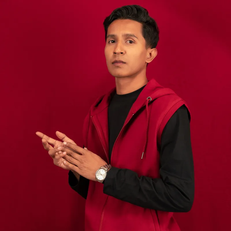 Elite Wine Red Sleeveless Zipper Hoodie