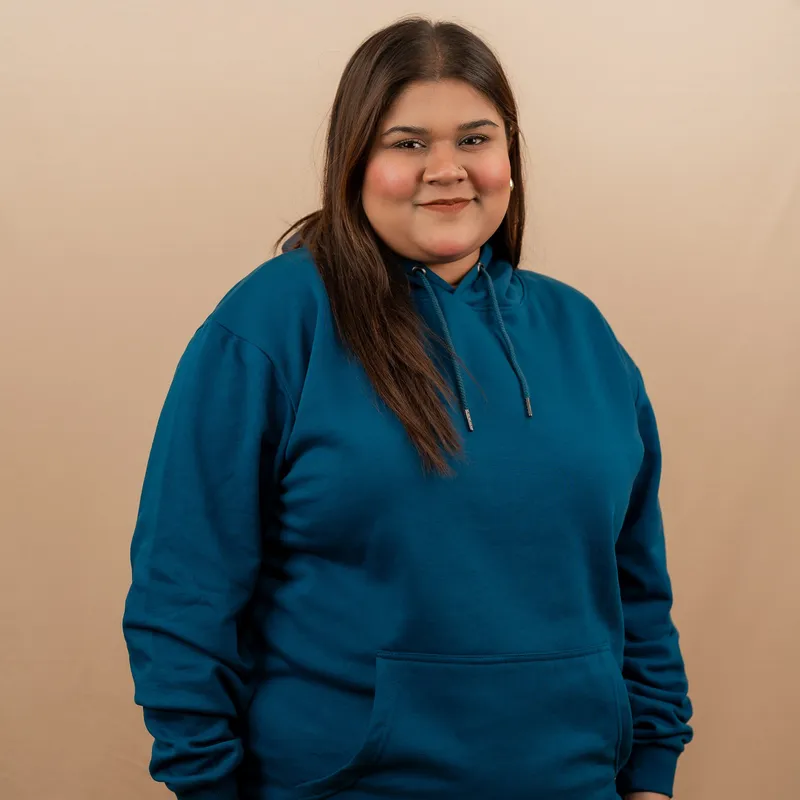 Elite Aquamarine Kangaroo Pocket Hoodie