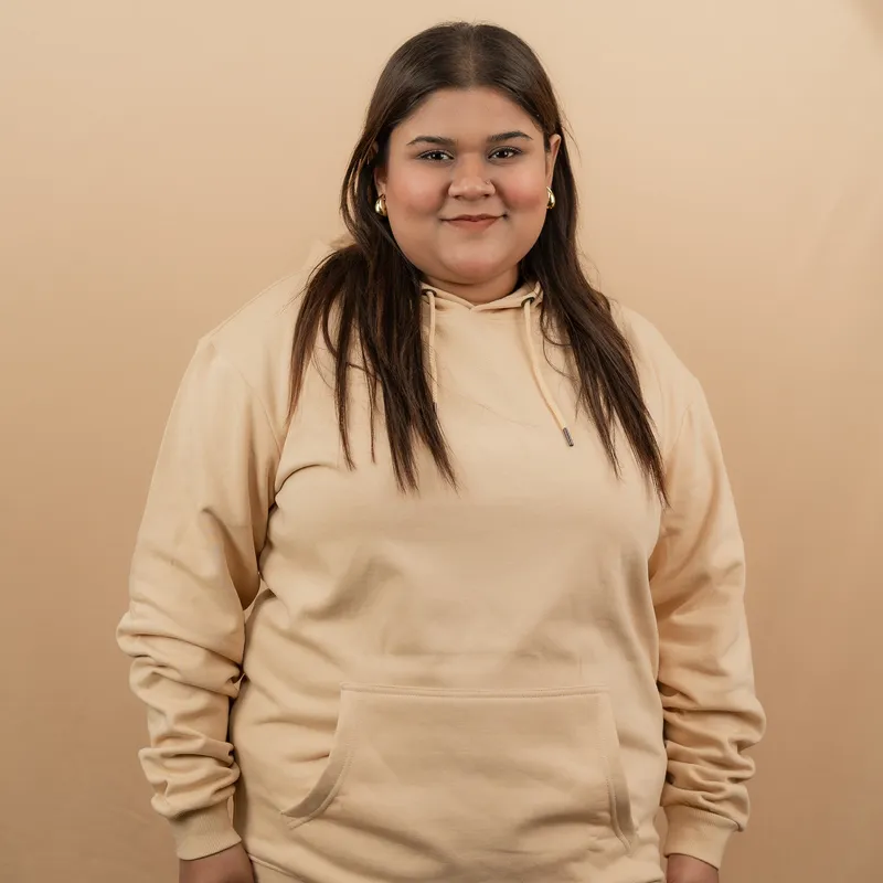 Elite Sandy Beige Kangaroo Pocket Hoodie