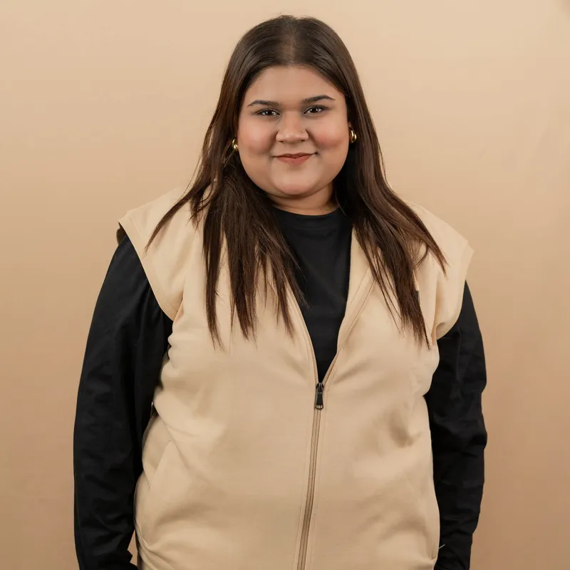 Elite Sandy Beige Sleeveless Zipper Hoodie