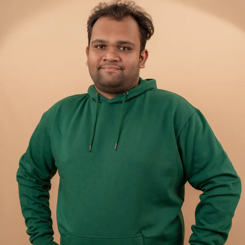 Elite Emerald Green Kangaroo Pocket Hoodie