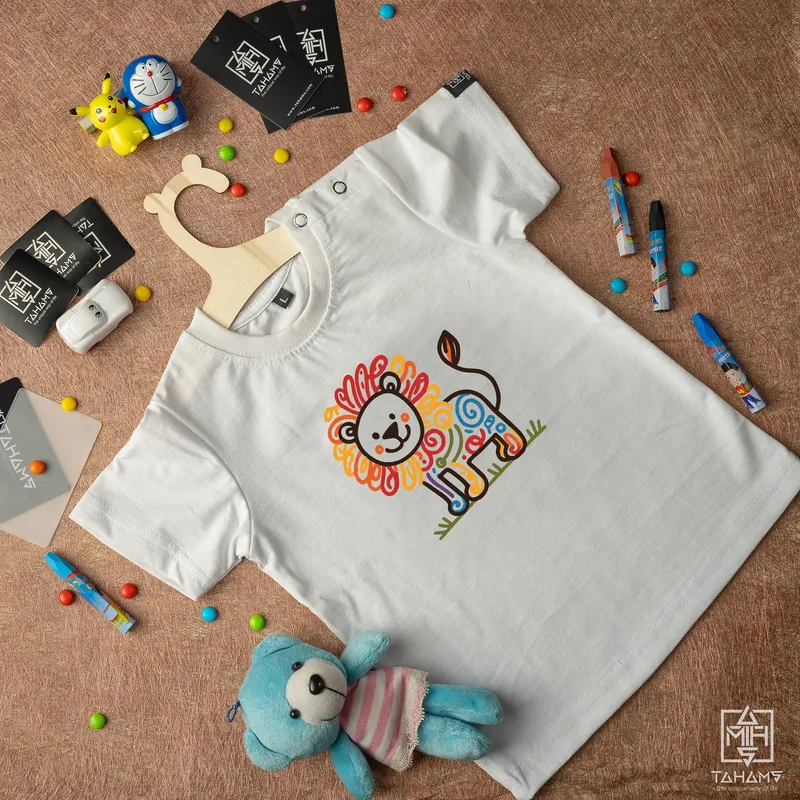 Cartoon Lion Customized T-Shirt