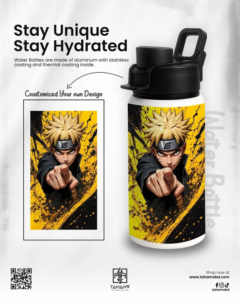 Custom 600ML Water Bottle 