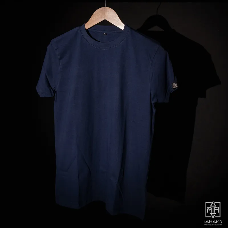 Ocean Navy Blue Half Sleeve